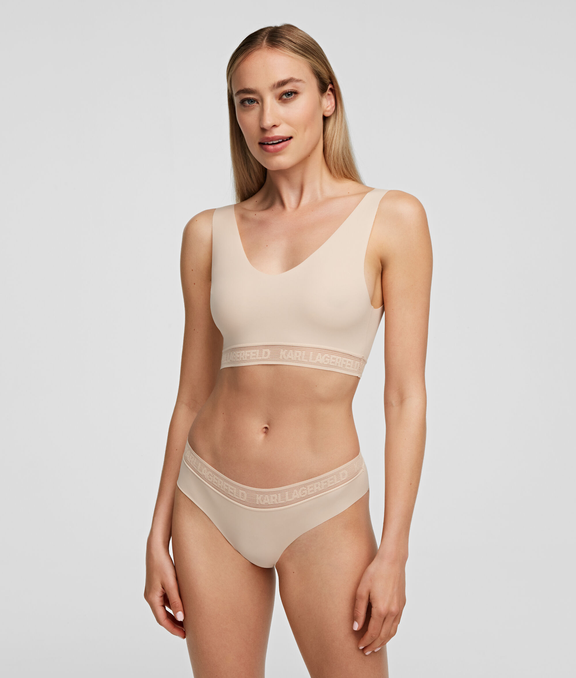 (image for) Trusted ULTRA-LIGHT KARL LOGO BRALETTE